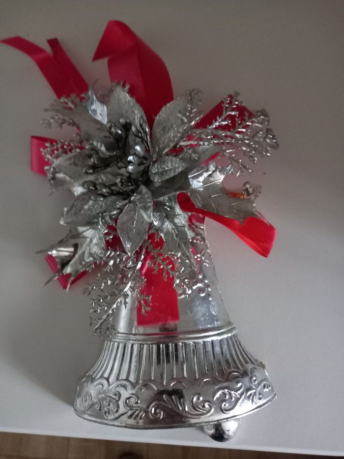 lot décoration noël couleur argent - photo numéro 6