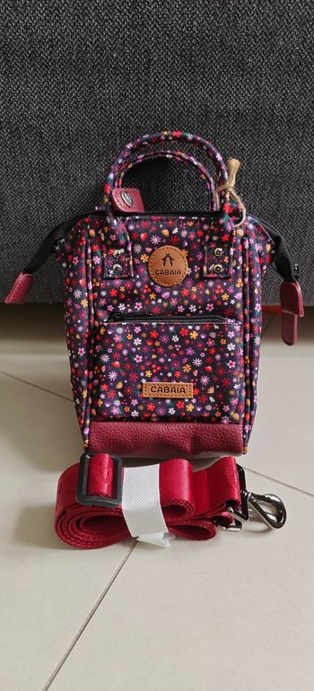 Nano bag Cabaïa bordeaux violet 
