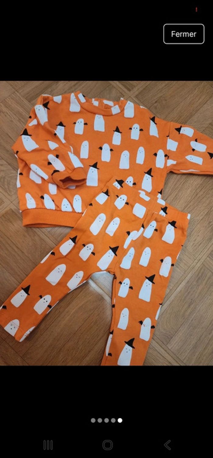 Ensemble pour halloween neuf taille 9 mois - photo numéro 3