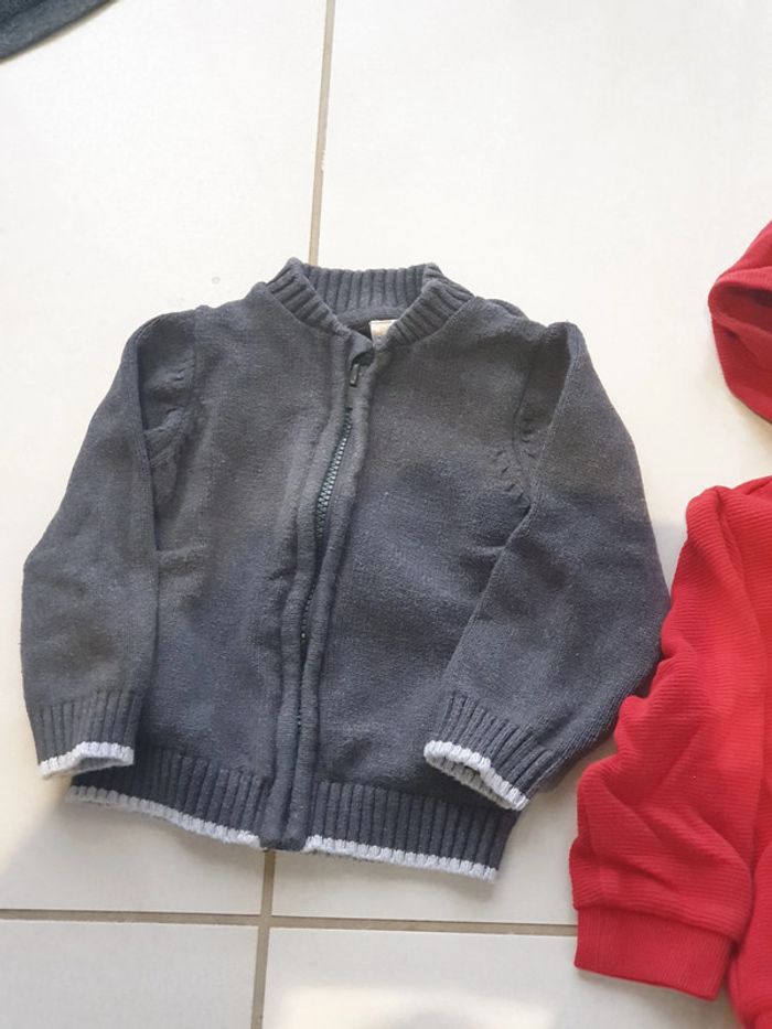 2 vestes a zip 18 mois - photo numéro 3