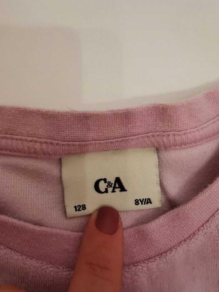 Pyjama fille rose – 8 ans – C&A - photo numéro 3
