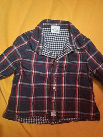 Chemise à carreaux 18 mois
