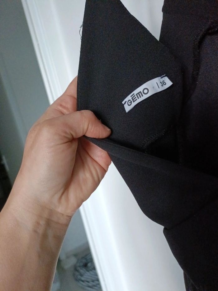 Robe midi noire bretelles dos nu élégante Gémo – Taille 36 - photo numéro 6