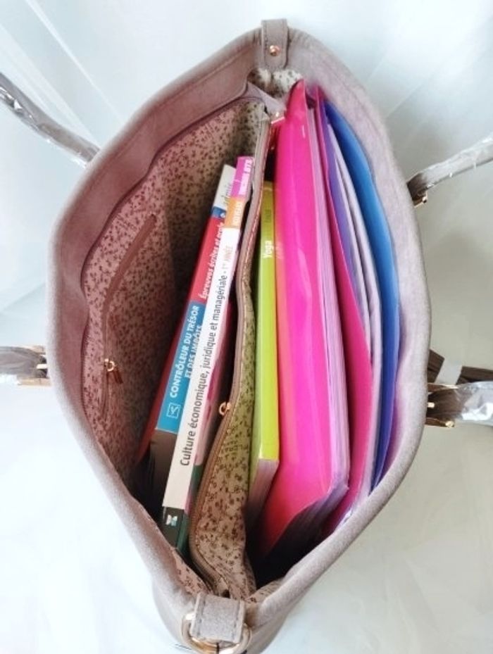 Cabas suédine taupe - photo numéro 4