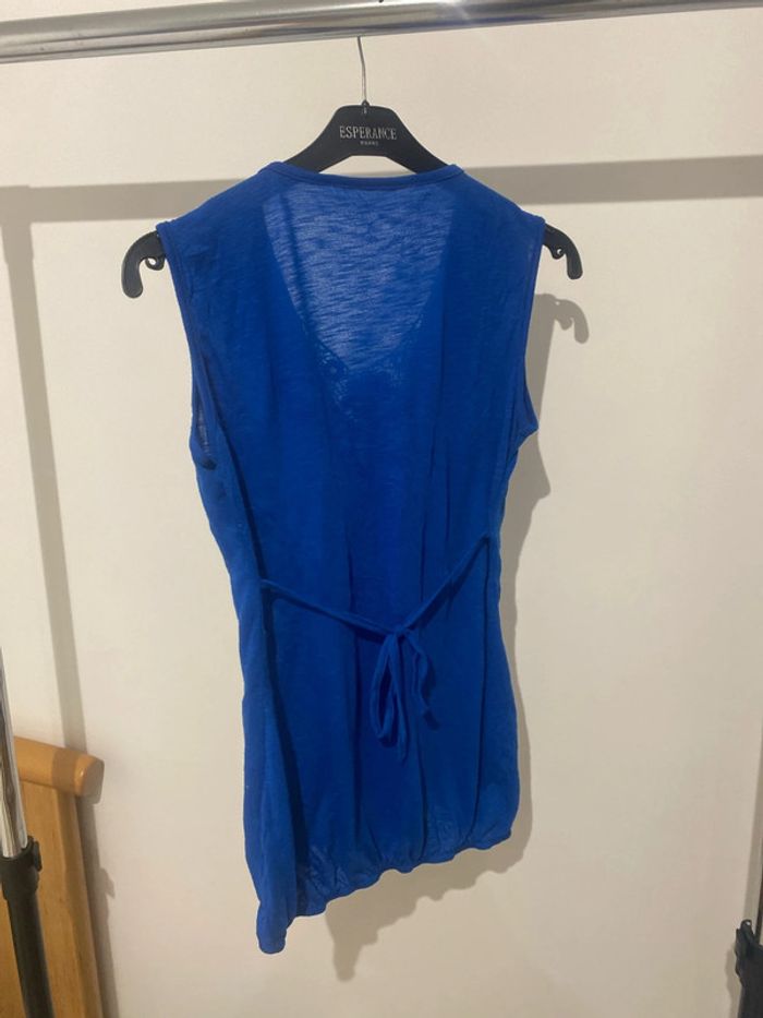 Débardeur bleu - photo numéro 3