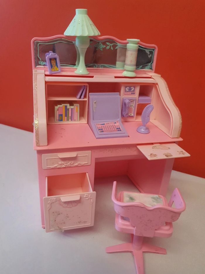 Bureau barbie vintage - photo numéro 3