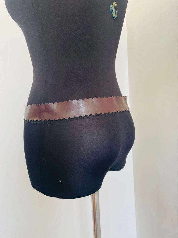 👍🏻 jolie Ceinture Bohème. marron double feutrine. 136 cm. - photo numéro 2