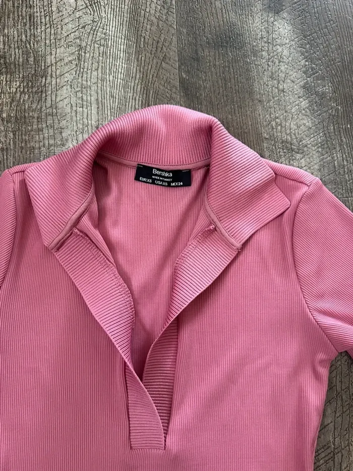 Robe mini Bershka (neuf, rose), XS / 34/6 - photo numéro 3