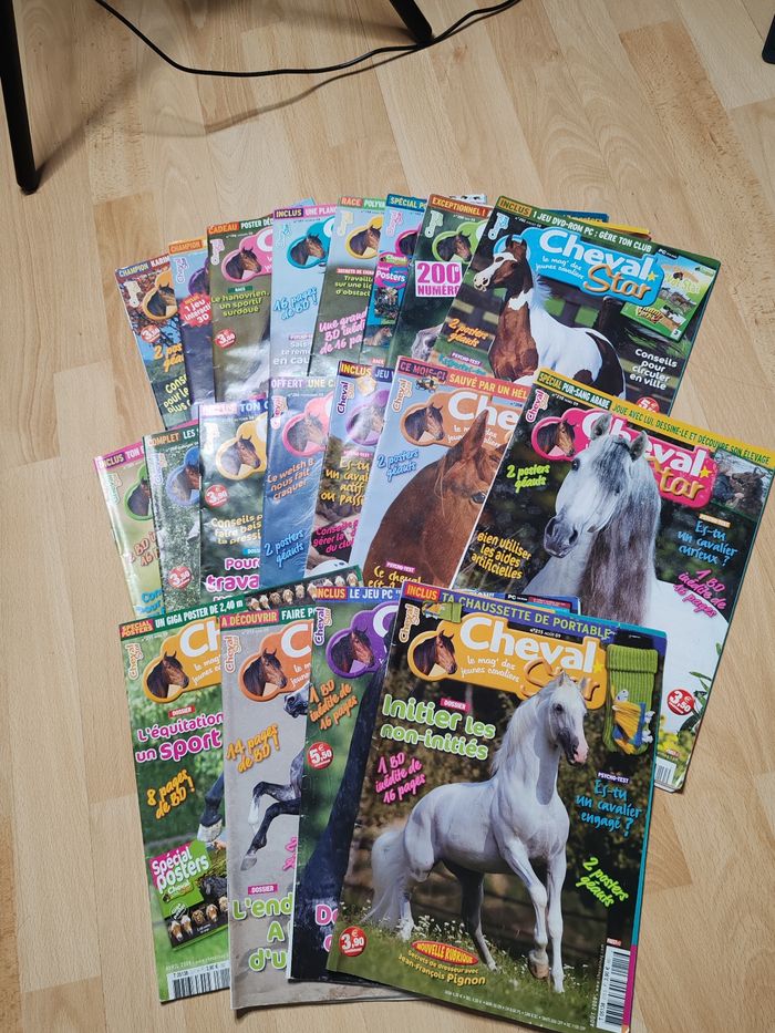 Lot de 19 Magazines Cheval Star +Spéciale Posters + Galopin + 2 Cheval Girl - photo numéro 4