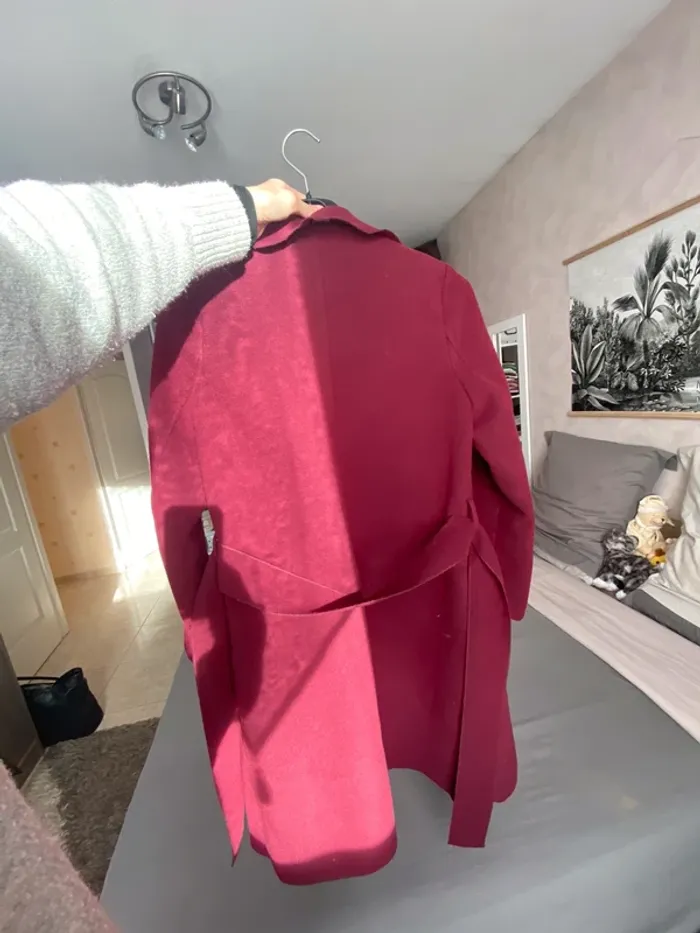 Manteau Par-dessus Pourpre Bordeaux Jennyfer - photo numéro 2