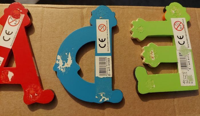 Lettre prénom porte JADE - photo numéro 5