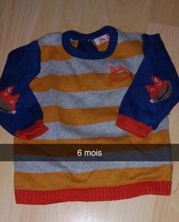 Pull bébé garçon 6 mois DPAM
