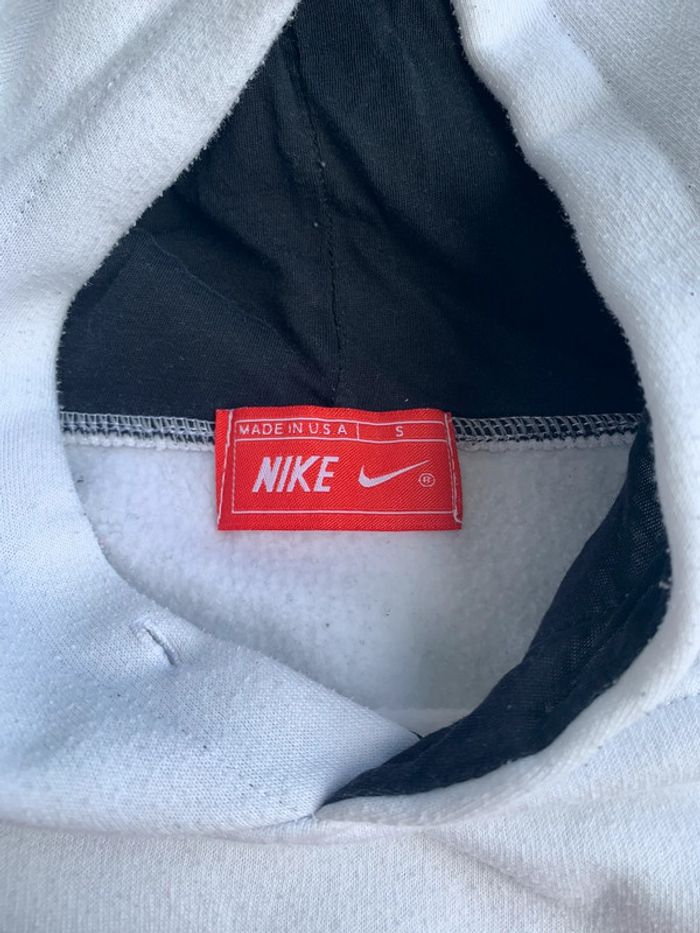 Sweat à capuche blanc Nike taille S - photo numéro 4