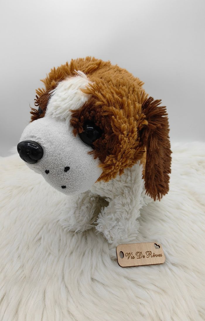 Doudou peluche Chien Assis Vintage - photo numéro 2