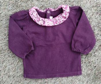 Petit haut marron liberty