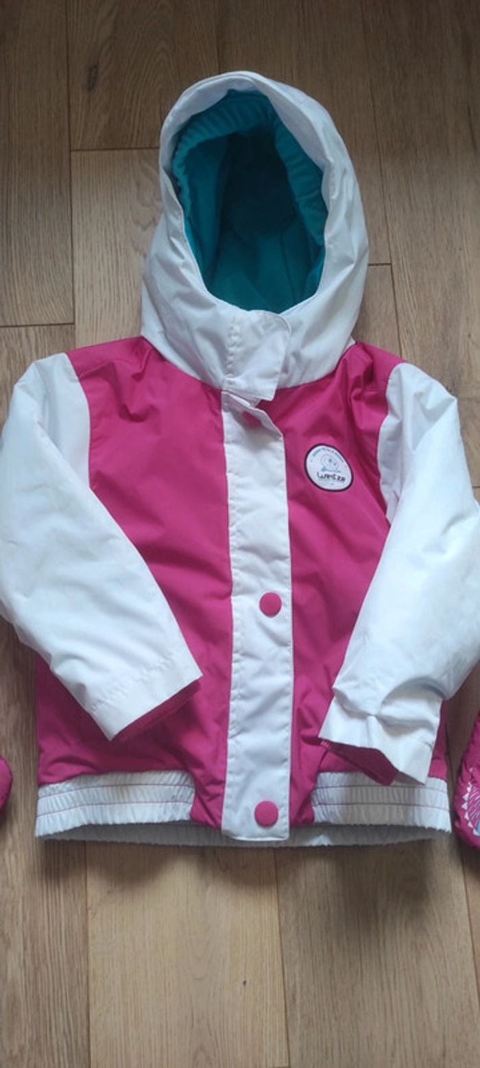 Ensemble ski salopette manteau et moufle 3 ans - photo numéro 4