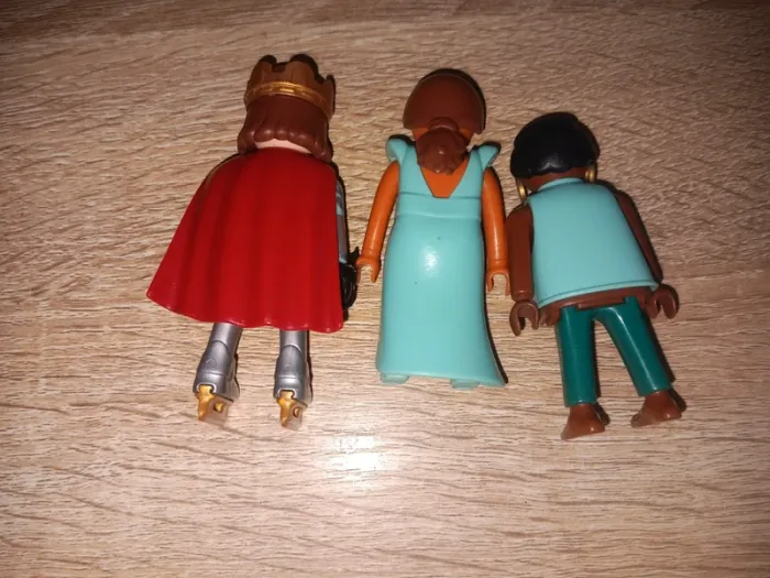 Figurines Playmobil vintage roi et personnages royaux - photo numéro 2