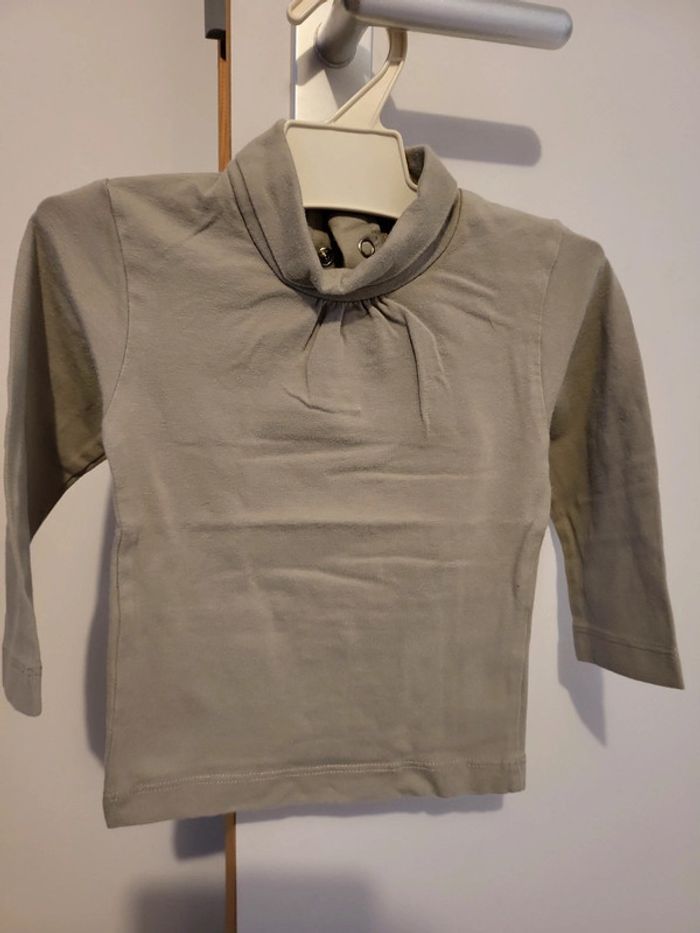 Sous pull bébé fille 12 mois kitchoun peu porté