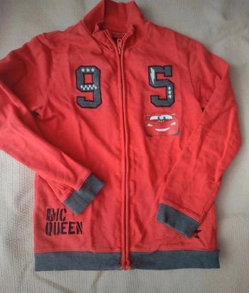 Veste , gilet à zip Cars , Disney 7/8 ans