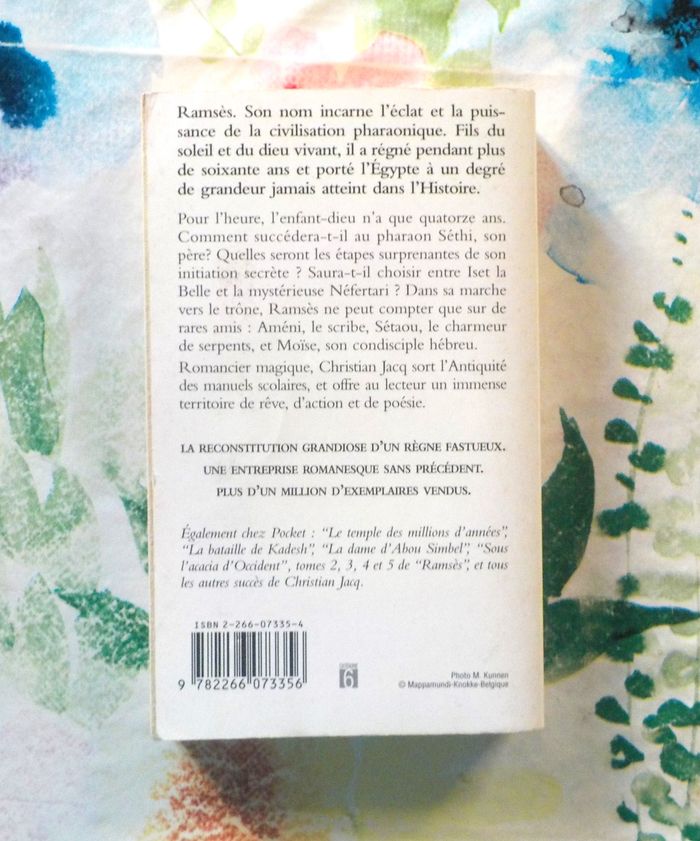 RAMSES T1 LE FILS DE LA LUMIERE de Christian JACQ Ed. Pocket - photo numéro 3