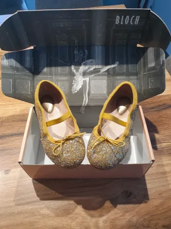 Ballerines dorées