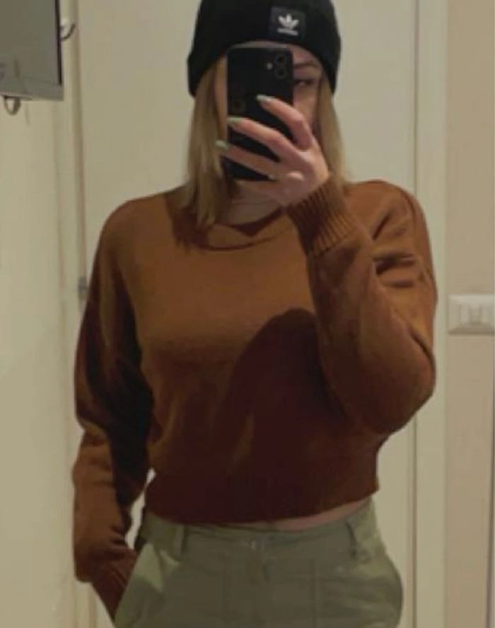 Pull en col rond taille S