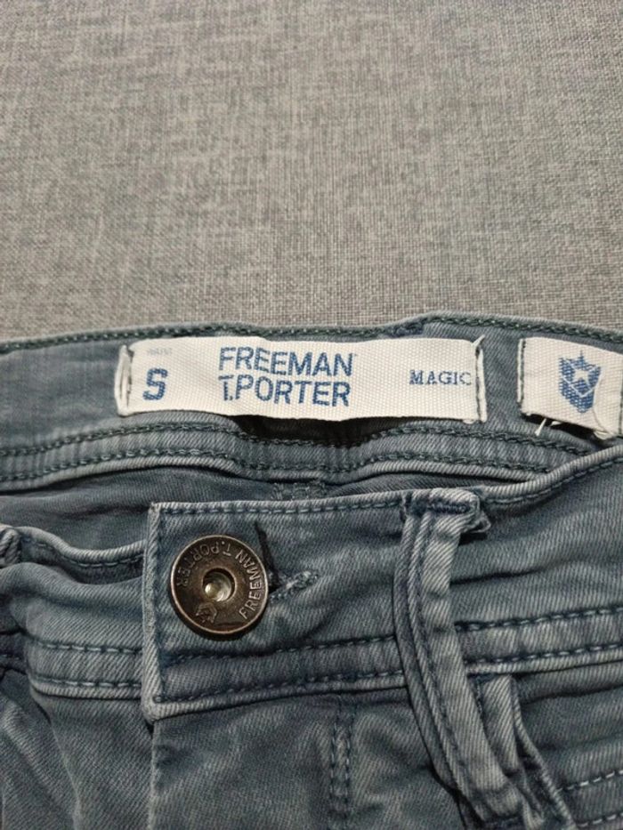 C61 jeans gris Freeman S - photo numéro 3