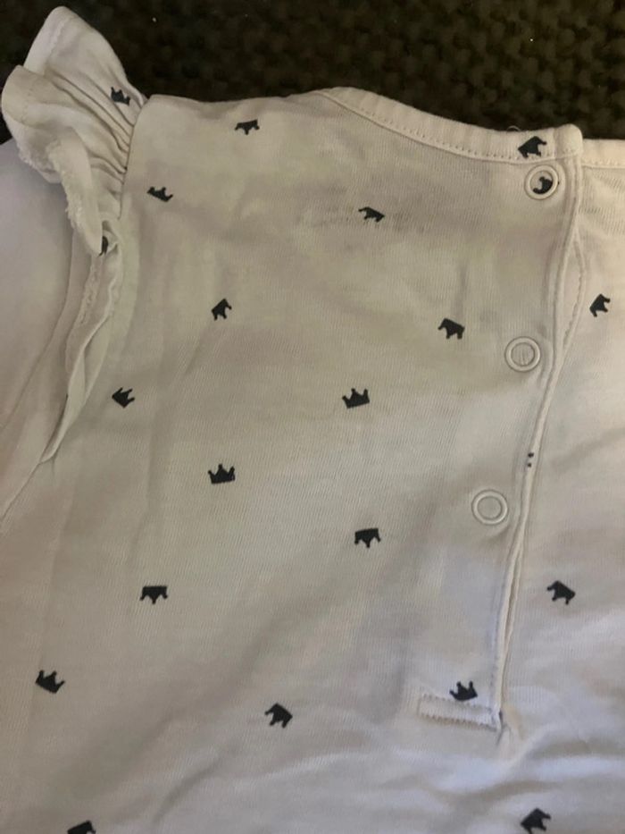 Tee shirt manches courtes Bonjour Princesse - photo numéro 3