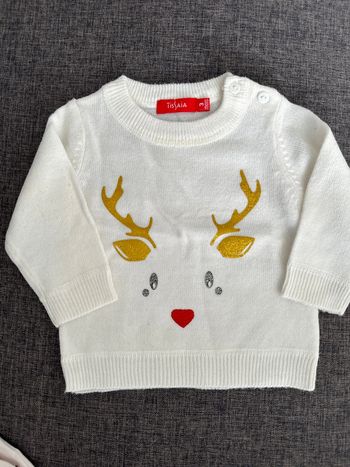 Pull Noël 3 mois