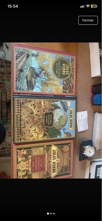 Lot de 3 Livres Jules Verne - Collection Hetzel (Éditions RBA)