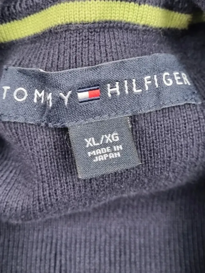 Veste zippée Tommy Hilfiger – Bleu marine – Taille XL Hommes (mesures en photos) - photo numéro 7