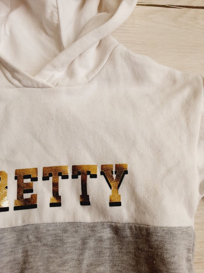 Vêtement fille pull à capuche Pretty Orchestra 3 ans - photo numéro 3