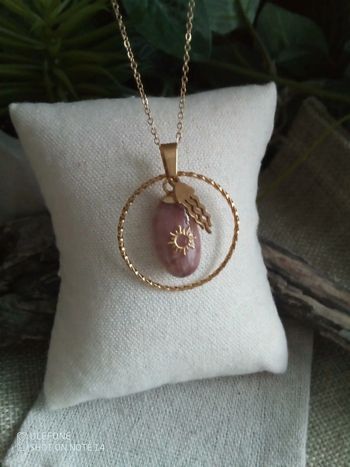 Collier pierre de la côte basquo-landaise