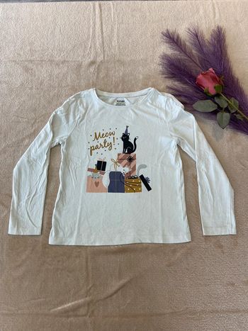 Teeshirt manches longues fille 6 ans