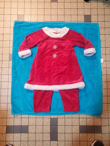 Pyjama velours 1 pièce