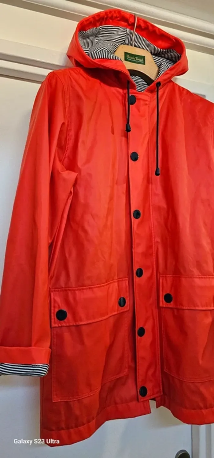 Ciré Imper Parka Trench Déperlant Petit Bateau Taille XXS - photo numéro 4