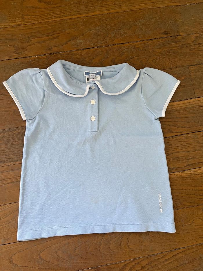 Polo bleu Jacadi 4 ans