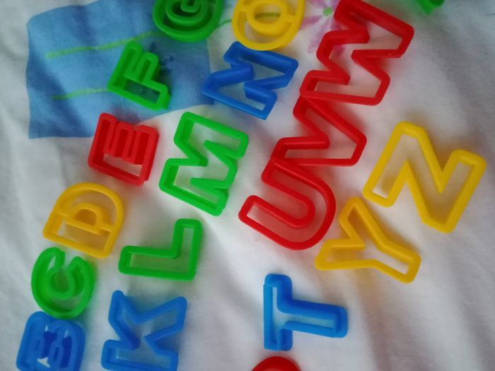 Forme alphabets, lettres x 26
Pâte à modeler - photo numéro 4