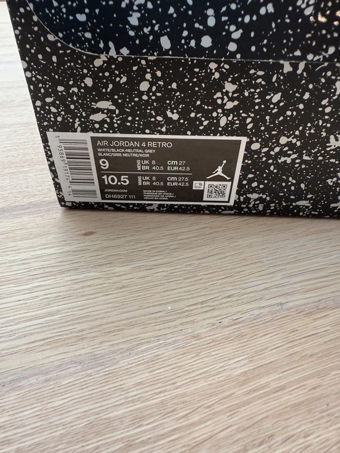 Air Jordan 4 Military Black Noir et Blanche - photo numéro 4