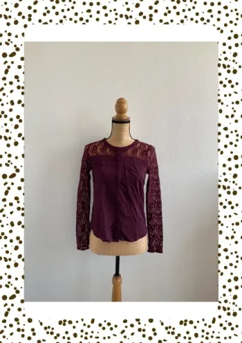 Chemise en dentelle
