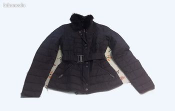 Blouson noir femme T.36