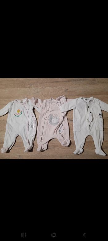 Lot de 3 pyjamas