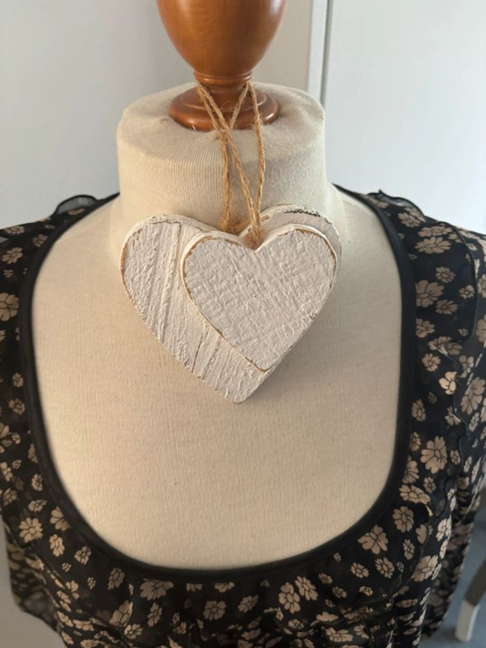 Blouse 1.2.3. translucide noire/taupe T44 - photo numéro 7