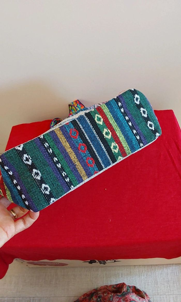 Joli sac vintage neuf en tapisserie - photo numéro 6