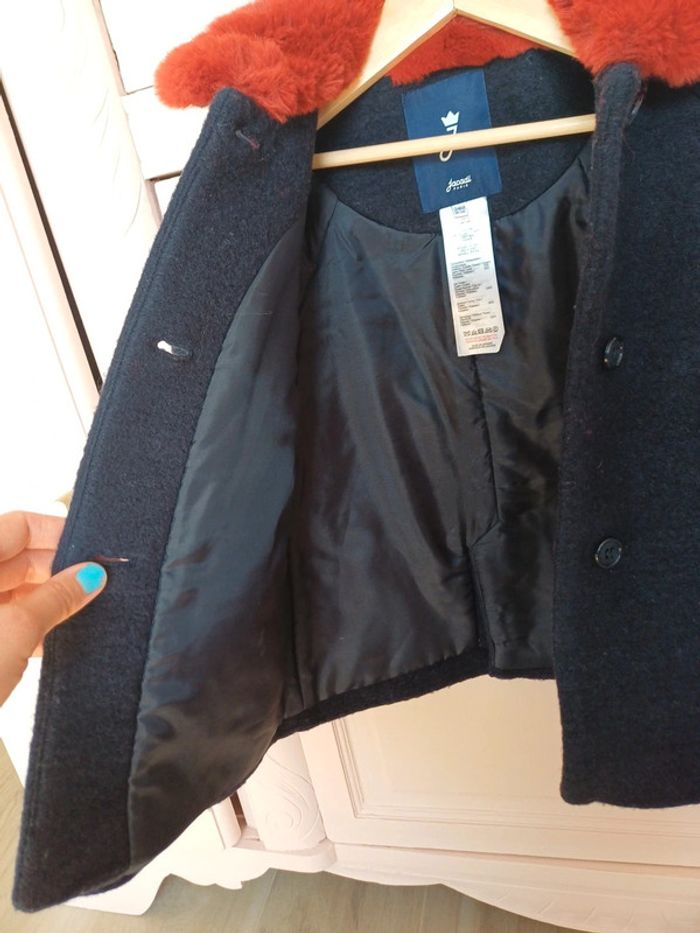 Manteau 70% laine jacadi 2ans - photo numéro 7