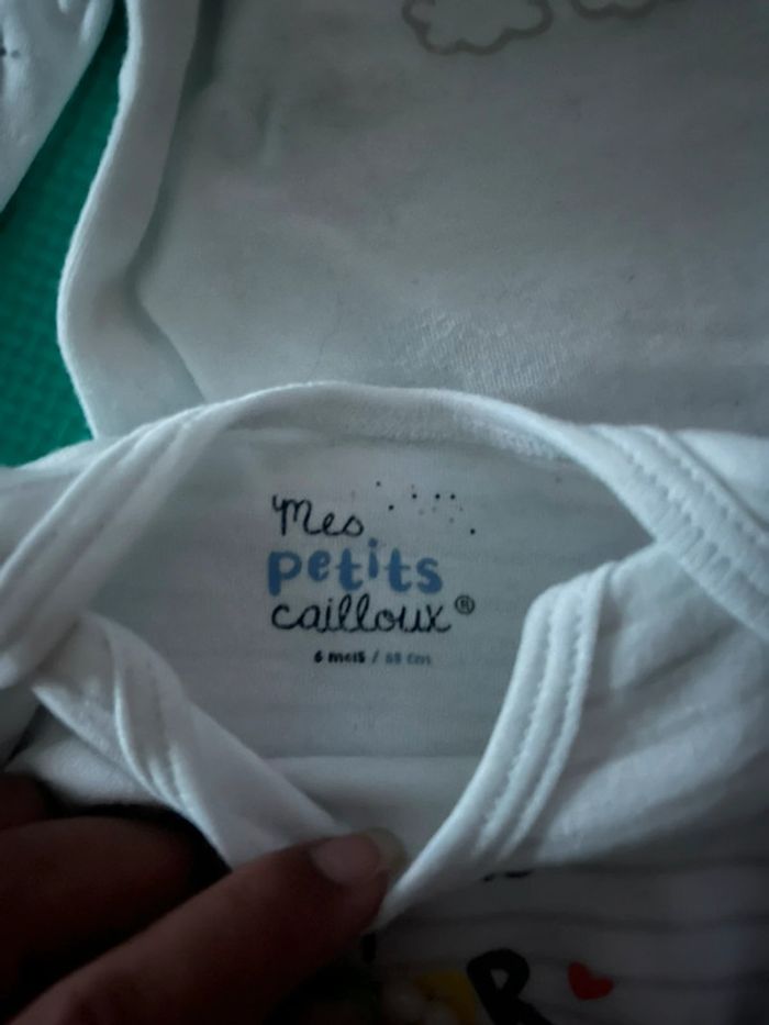 Lot body mes petit cailloux 6M - photo numéro 3