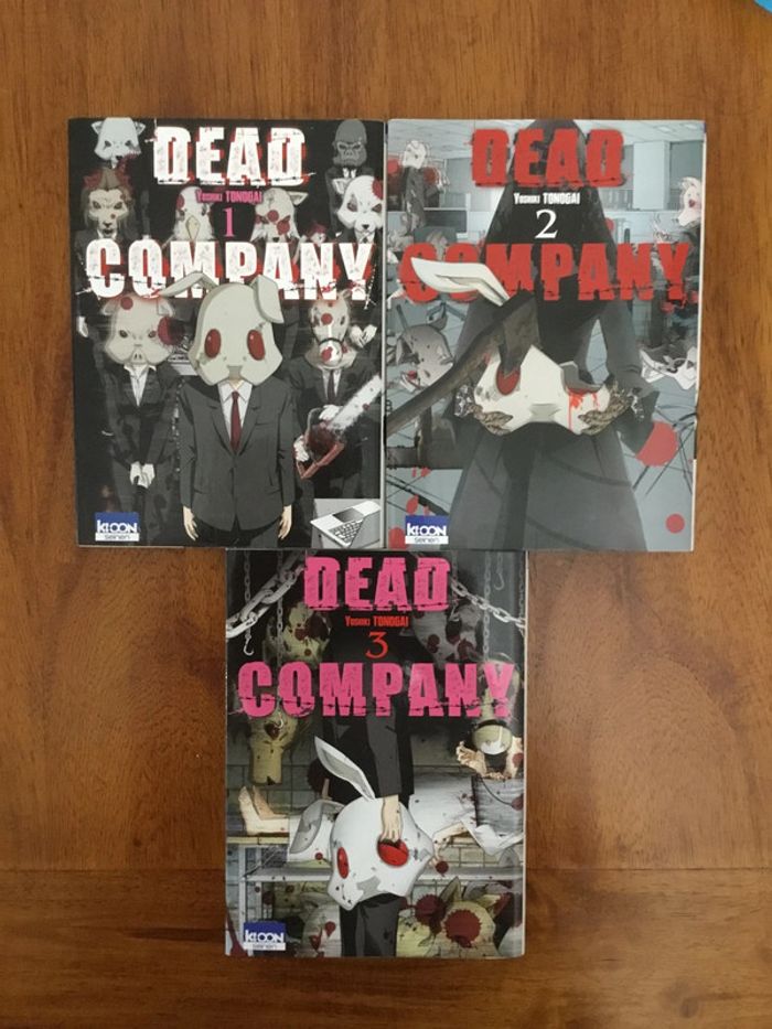 Manga Dead Company intégral 3 tomes
