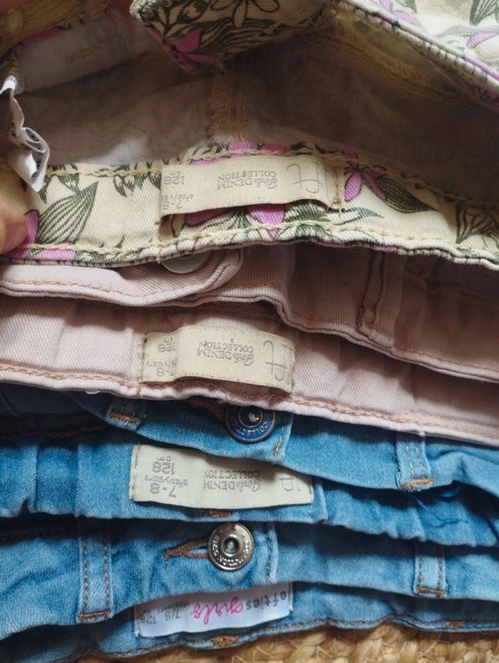 Lot shorts jeans 7/8ans - photo numéro 3