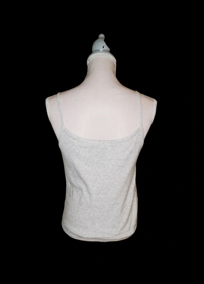 Débardeur fines bretelles gris et petit noeud kiabi 10 ans - photo numéro 2
