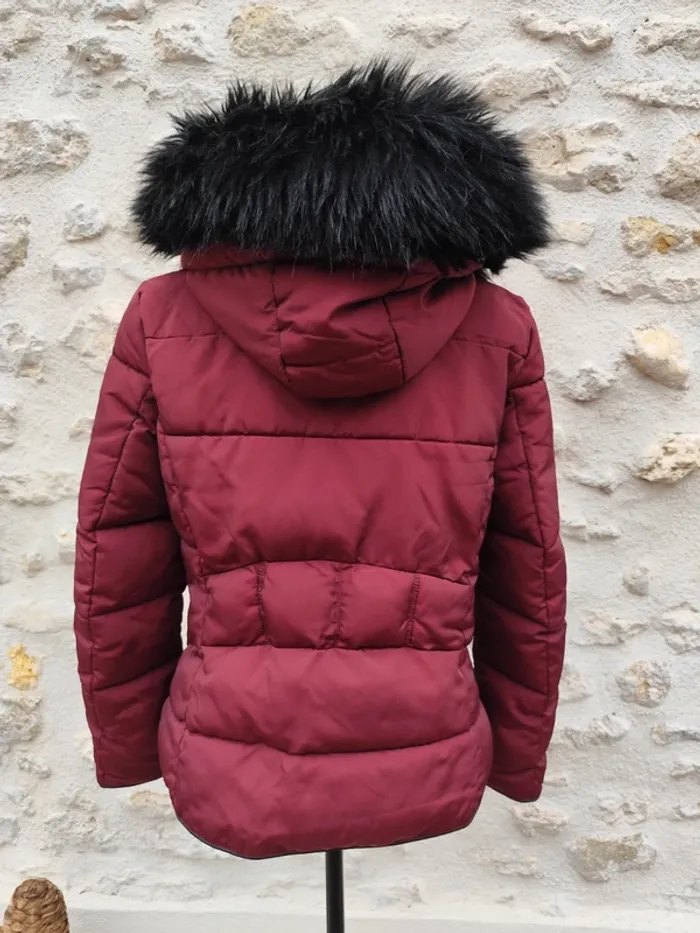 Doudoune femme Gémo bordeaux taille L - photo numéro 2